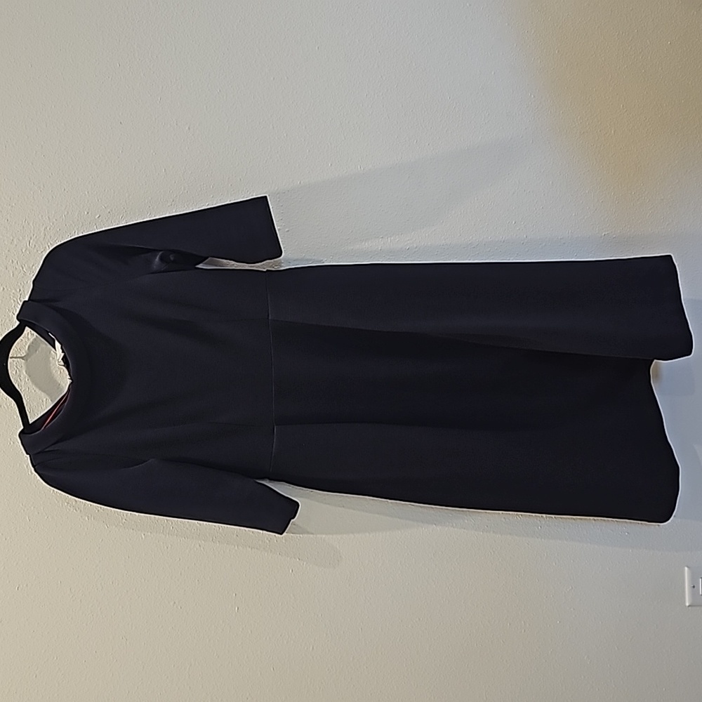 Boden Violet Ottoman Navy Midi Dress Size 10